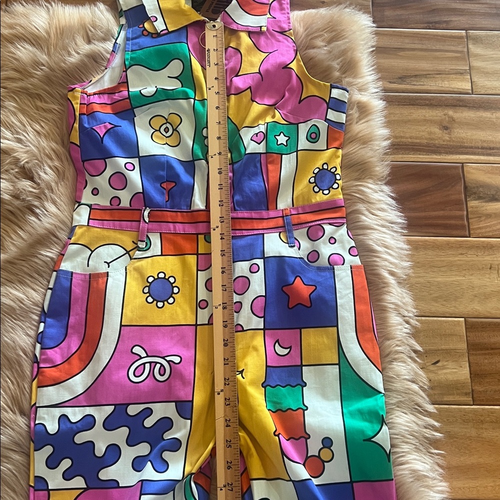 Nooworks Multicolor Graphic Zip-Front Jumpsuit - Picture 8 of 12